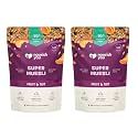 Nourish You Super Muesli Fruit &amp; Nut 400g Pack x Pack of 2 | Whole Grain Muesli with Rolled Oats, Quinoa, Ragi | Kakvi Natural Sweetener | High Fiber &amp; Protein Cereal | Gluten Free Healthy Breakfast