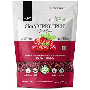 nourishvitals cranberry dehydrated dried fruit 200 g