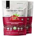 NourishVitals Cranberry Fruit Dried Candy, 100% Natural, No Added Preservatives, Mouth Wateringly Good, 200g x Pack of 2