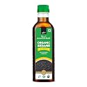 NourishVitals Organic Sesame Cold Pressed Edible Oil, Rich in Vitamins &amp; Minerals, Food Grade Cooking Oil, 500 ml