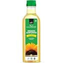 NourishVitals Organic Sunflower, Cold Pressed Oil, Rich in Vitamins &amp; Minerals, Food Grade Cooking Oil, 1L