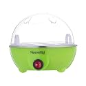 Nouvetta Neo Electric Egg Boiler with Auto Shut Off (Capacity of 7 Eggs) for Steaming, Cooking Also Boiling and Frying, 350W, Green