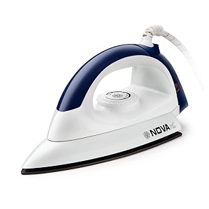 nova amaze ni-30 1100-watt dry iron whiteblue