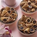 Nova Nova | Best Bites Choco Filled Cones | Belgian &amp; Dark Chocolate Flavours | 100% Eggless | 150 g