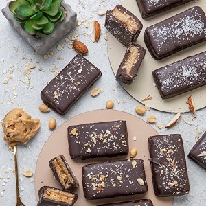 nova nova - sugar free choco bar - assorted box no processed sugar  gluten-free  no additives chemicals or preservatives  hand made fresh for your order pack of 20 600 grams