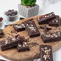 Nova Nova - Sugar Free Choco Bar - Cranberry &amp; Cashew, No Processed Sugar | Gluten-Free | No Additives, Chemicals or Preservatives | Hand made Fresh for your Order (Pack of 10) (300 Grams)