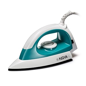 nova plus amaze ni-20 1100-watt dry iron whiteturquoise