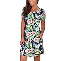 Nova In Sky Women's 2026 Casual Dresses Short Sleeve Summer Dress Loose Fit Sundress with Pockets