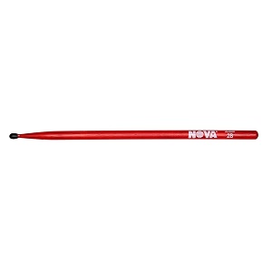 nova by vic firth 2b nylon tip - red
