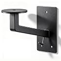 Novabright 1 Pack Firefighter Helmet Rack Wall Mount, Iron Motorcycle Helmet Display Holder Wall Mount for Fire Station Gear Organization Bike Tactical Baseball Skiing Helmets, Black