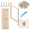 Novabright 1 Set Adjustable Needlepoint Stretcher Bars for Needlework 12"