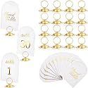 Novabright 31 Sets Table Number Cards with Holders, 1-30 Numbers, Gold