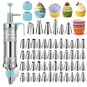 NOVANO Dessert Decorating Syringe Set, Blue