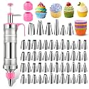 NOVANO Dessert Decorating Syringe Set, Frosting Piping Kit