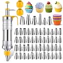 NOVANO Dessert Decorating Syringe Set, Yellow