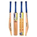 Novax® Bahubali Kashmir Willow Wood Full Size Cricket Scoop Bat for Tennis Ball - Singapore Cane Handle (Double Blade) - Not for Leather Ball - Scoop 669D