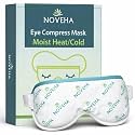 NOVEHA Ultra Warm Compress Eye Mask For Sensitive Dry Eyes - Moist Hot Technology- Microwave Activated- Relieves Stye Or Pink Eye- Heat Water Treatment For Irritated Eyes & Eyelid Bumps- Improve Sleep
