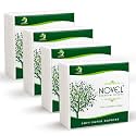 Novel Paper Napkins 100 Pulls x Pack of 4 (400 Pulls) | Soft & Absorbent Tissue Paper Napkin for Travel, Dining Table, Parties, Restaurants, Cafés, Office Pantry & Everyday Use