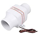 NovelBee 12V 3 inch Electric in-Line Marine Bilge Air Blower Fan 130CFM