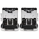NovelBee 2pcs Folding Cup Holders,Stainless Adjustable Cup Holders for Boat