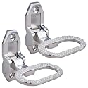NovelBee 2pcs Stainless Steel Folding Safety Steps for Boat Trailer Truck