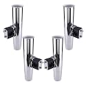 Novelbee 4pcs Boat Fishing Rod Holders with Bracket for Rail 7/8" to 1"