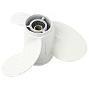 NovelBee Aluminum Boat Propeller for Yamaha 9.9-15 HP Outboard (9 1/4x10-J)