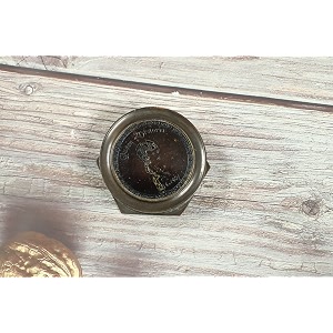 nautical sundial compass premium hiking compass brass pocket compass 22 inch hexagonal black queen vivtoria compass