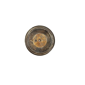 nautical sundial compass premium hiking compass brass pocket compass 3 inch round calender brass compass