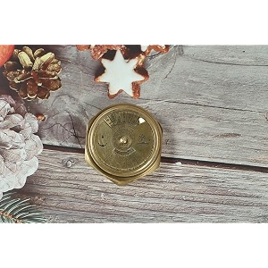 nautical sundial compass premium hiking compass brass pocket compass hexagonal golden calender compass