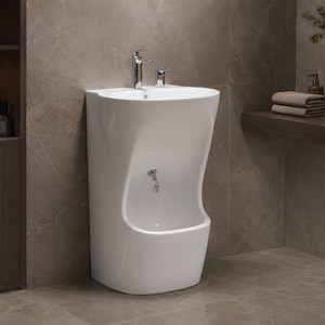 novera global wudu basin for ablution  foot wash sink with all accessories  5 years warranty mg-wb-001 pedestal basin crystal white
