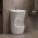 Novera Global Wudu Basin for Ablution | Foot Wash Sink with All Accessories | 5 Years Warranty MG-WB-001 Pedestal Basin (CRYSTAL WHITE)