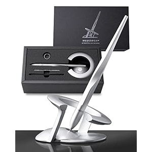novium hoverpen interstellar - unisex ballpoint pen mars magma 235 degree angle premium design smooth writing no spills red