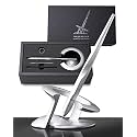 novium Hoverpen Interstellar - Unisex Ballpoint Pen, Mars Magma, 23.5 Degree Angle, Premium Design, Smooth Writing, No Spills, Red