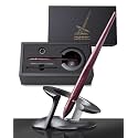 novium Hoverpen Interstellar - Unisex Ballpoint Pen, Mars Magma, 23.5 Degree Angle, Premium Design, Smooth Writing, No Spills, Red
