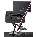 novium Hoverpen Interstellar - Unisex Ballpoint Pen, Mars Magma, 23.5 Degree Angle, Premium Design, Smooth Writing, No Spills, Red