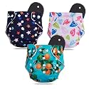 Novo Baby Leakage-Proof Reusable Cloth Diaper with 5-Layer Absorbent Pad | Washable, Freesize Nappies for 0-3 Years | Soft, Eco-Friendly Cloth Diapers for Babies | Comfortable &amp; Reusable for All-Day Comfort and Protection