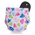 Novo Baby Leakage-Proof Reusable Cloth Diaper with 5-Layer Absorbent Pad | Washable, Freesize Nappies for 0-3 Years | Soft, Eco-Friendly Cloth Diapers for Babies | Comfortable & Reusable for All-Day Comfort and Protection