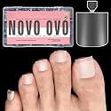 NOVO OVO Sharp Square Toe Nail Tips Press on Full cover, Soft Gel False Toenail Extension Kit, Pre-etched Clear Double Matte Fake Longtoes Claw for Salon DIY Acrylic Pedicure x 15 Sizes 240 Pcs