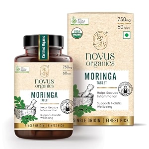 premium moringa 60 tablets oleifera-750mg  usda amp aco certified organic moringa drumstick leaf tablets  honest single farm sourced for maximum potency  full organic strength