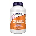 NOW Foods Glucosamine 1.1g, Chondroitin 1.2g, with MSM 300mg, 180 Capsules (Pack of 2)