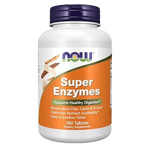 now foods super enzymes 180 tablets