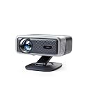 [Now with Netflix &amp; 5000ANSI] 4K Smart Projector with WiFi and Bluetooth, Auto Focus &amp; Keystone Movie Projector with Stand, Outdoor Home Theater Proyector for bedroom(Grey)
