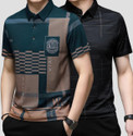 NOW OR NEVER Printed Men Polo Neck Multicolor T-Shirt