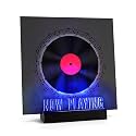 Now Playing Vinyl Record Stand, Vinyl Album Display Holder, 7-Color Lights