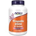 NOW Supplements, Propolis 2,000, 5:1 Extract, Bee Product, 90 Softgels