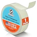 Noway Hockey Clear Hockey Tape – 1" x 34 Yards, Made in USA, Shin Guard and Hockey Sock Tape, Moisture-Resistant, Strong Adhesive, Residue-Free Removal, Multi-Purpose for Hockey, Lacrosse, & Soccer