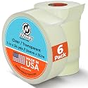Noway Hockey Clear Hockey Tape – 1" x 34 Yards, Made in USA, Shin Guard and Hockey Sock Tape, Moisture-Resistant, Strong Adhesive, Residue-Free Removal, Multi-Purpose for Hockey, Lacrosse, & Soccer