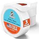 Noway Hockey White or Black Hockey Tape – 1" x 26 Yards, Made in USA, Cloth Hockey Stick Tape for Blade and Handle, Strong Adhesive and Water Resistant, Multi-Purpose for Hockey, Lacrosse, & Baseball