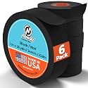 Noway Hockey White or Black Hockey Tape – 1" x 26 Yards, Made in USA, Cloth Hockey Stick Tape for Blade and Handle, Strong Adhesive and Water Resistant, Multi-Purpose for Hockey, Lacrosse, & Baseball